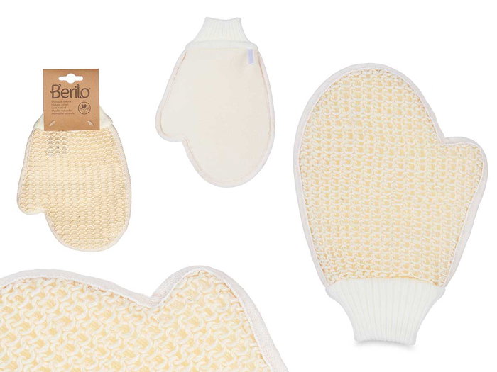 BERILO MANOPLA TRENZADA NATURAL Blanco-Beige BERILO MANOPLA TRENZADA NATURAL Blanco-Beige