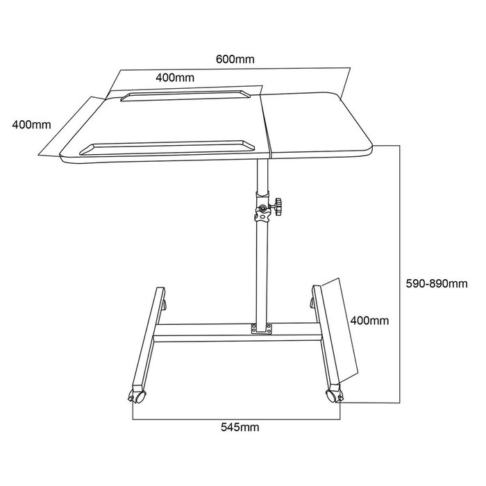 Bureau MacLean MC-121 W Blanc Noir Bureau MacLean MC-121 W Blanc Noir
