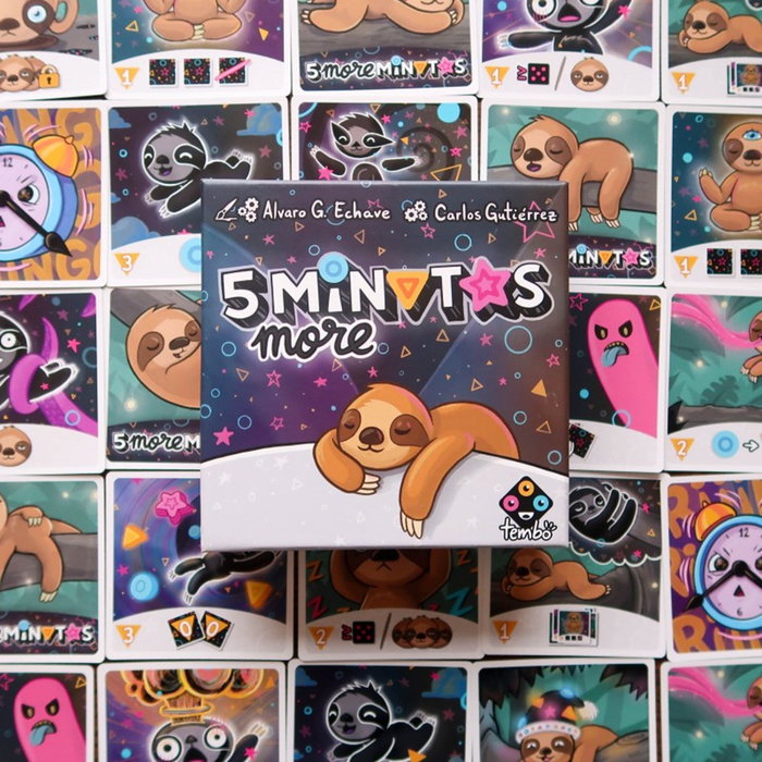 Tembo Jeu de Société 5 Minutes More Famille Aventure Onirique Cycles du Sommeil PEGI