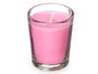 Acorde Lot de 6 Bougies en Verre Parfumées Orchidée Rose 16x6x11 cm (Set de 12)