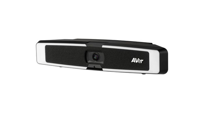 AVer VB130 - Barre vidéo USB 4K avec éclairage intelligent, angle de champ 120°, couvre-objectif et support mural, pour visioconférence en salle de réunion
