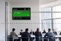 Loop24 LoopMeeting LM8058T-LED - Panneau tactile de réservation de salle 8" (1280x800) avec LED, licence perpétuelle, Android 11, PoE, Wi-Fi, compatible Microsoft 365/Google