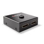 Lindy Commutateur Bidirectionnel HDMI 2.0 18G 2 Ports - Connecteur 4K 60Hz pour Switch entre 2 Sources ou 2 Sorties, Sans Alimentation Externe