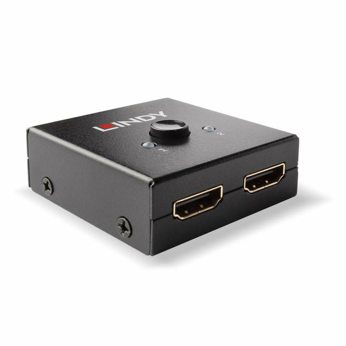 Lindy Switch Bidirectionnel HDMI 18G 2 Ports Noir
