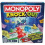 Hasbro Gaming - Jeu de société Monopoly Knockout F8995, jeu de palets et stratégie en 20 minutes, version espagnole, +8 ans