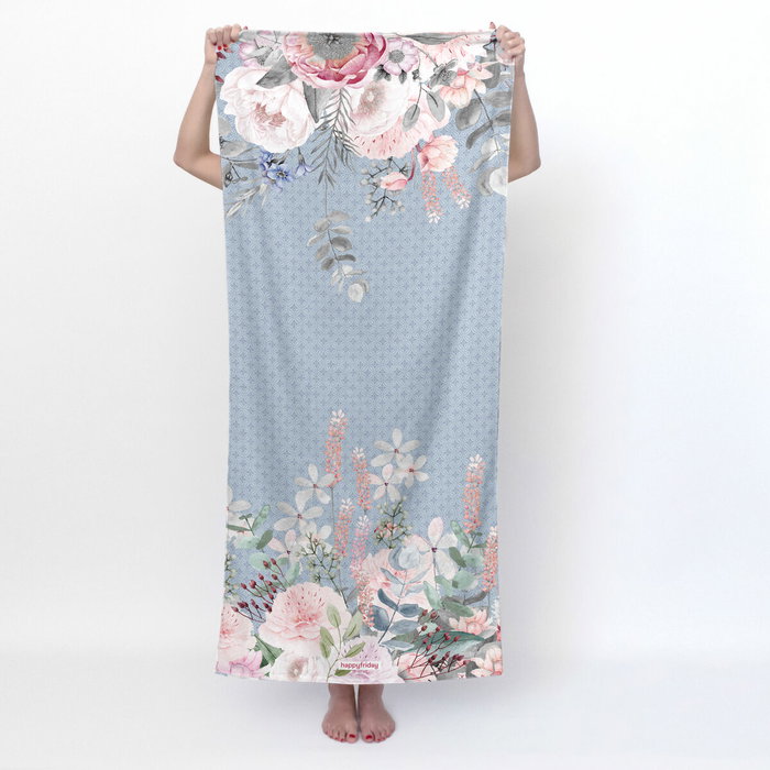 Serviette de toilette HappyFriday Soft Bouquet Multicouleur 70 x 150 cm Serviette de toilette HappyFriday Soft Bouquet Multicouleur 70 x 150 cm