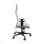 Piqueras y Crespo Chaise de Bureau Albacete Blanche avec Mécanisme Synchrone