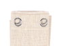 Giftdecor Cortina Beige Rayures 24x5x36cm Tissu Polyester Marron (Set de 6)