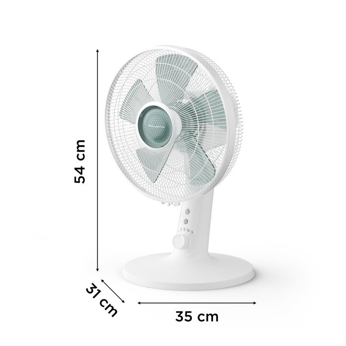 Ventilateur de Bureau Rowenta VU2740 Blanc 50 W