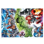 Educa Puzzle Avengers 2x100 Pièces Grandes Pièces, Puzzle pour Enfants à Partir de 6 Ans, Taille Assemblé 40 x 28 cm
