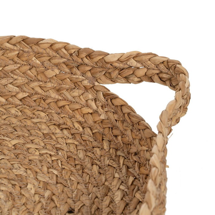 BigBuy Home Panier Multi-usages Fibre naturelle 59 x 35 x 6 cm