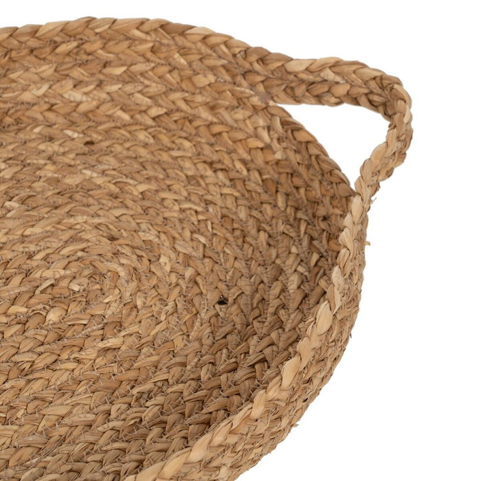 BigBuy Home Panier Multi-usages Fibre naturelle 59 x 35 x 6 cm