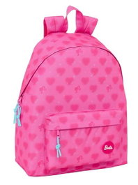 Safta Sac à dos Barbie "Cœurs" pour enfant, 33 x 42 x 15 cm