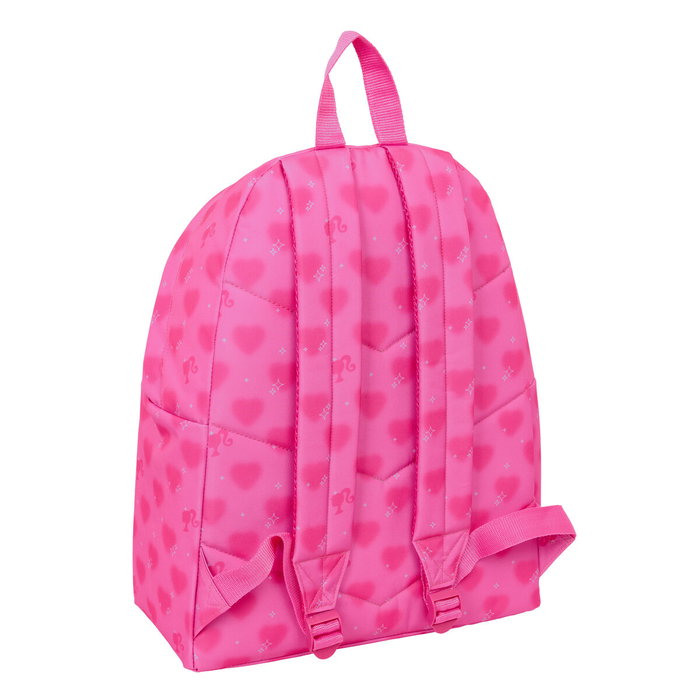 Cartable Barbie Corazones Rose 33 x 42 x 15 cm Cartable Barbie Corazones Rose 33 x 42 x 15 cm