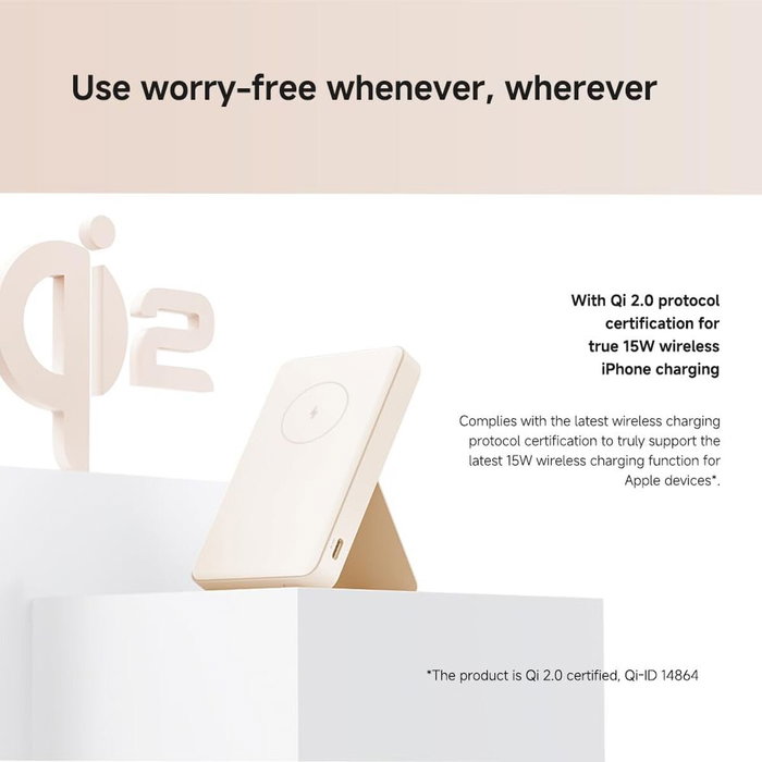 Xiaomi Power Bank 6000 mAh 15W MagSafe Blanc