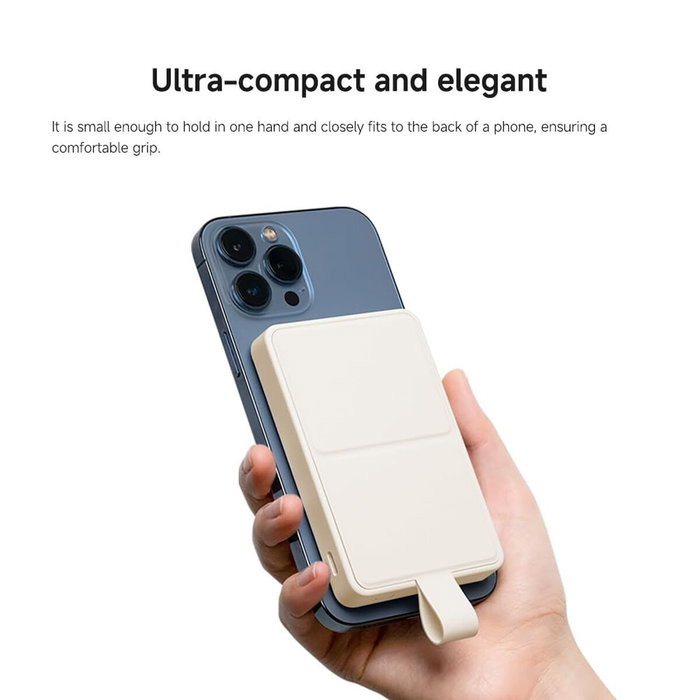 Xiaomi Power Bank 6000 mAh 15W MagSafe Blanc