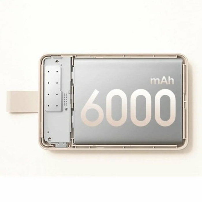 Xiaomi Power Bank 6000 mAh 15W MagSafe Blanc