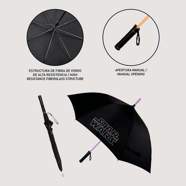 Cerdá Paraguas Manual Star Wars 53 Cm