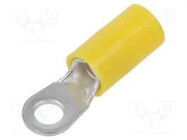 ERKO Connecteur à anneau isolé jaune M4 4÷6mm²