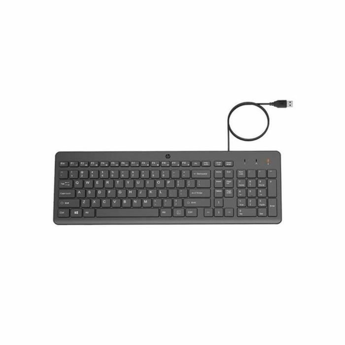 HP 150 Ensemble clavier et souris filaire AZERTY français - Noir