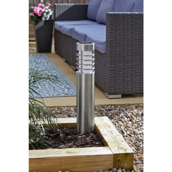 Smart Garden Borne solaire potelet inox Orion 20 lumens 50 cm hauteur extérieur jardin Smart Garden Borne solaire potelet inox Orion 20 lumens 50 cm hauteur extérieur jardin