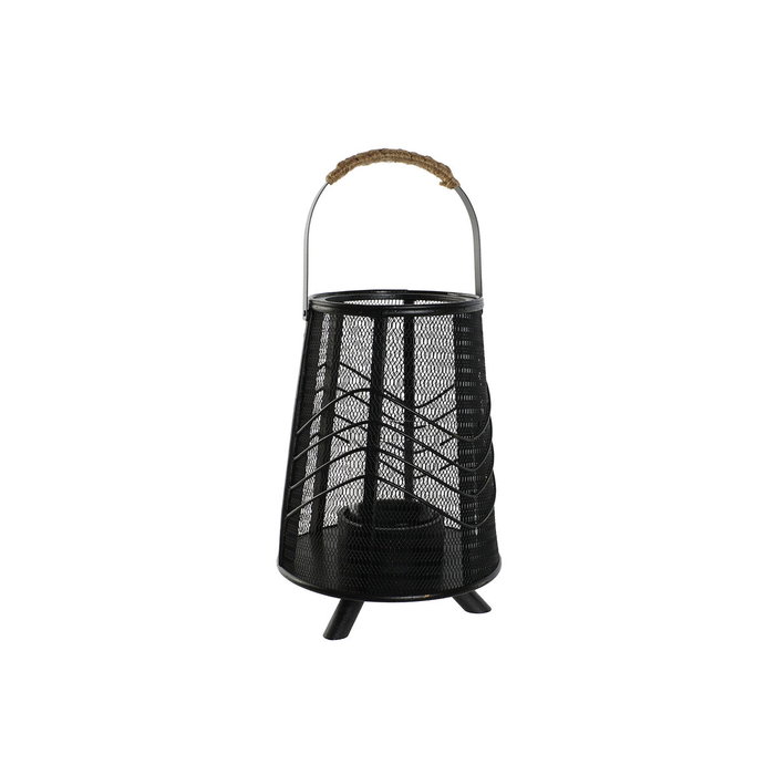 Bougeoir Home ESPRIT Noir Métal 23 x 23 x 31,5 cm Bougeoir Home ESPRIT Noir Métal 23 x 23 x 31,5 cm
