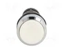 ABB Commutateur bouton-poussoir 22mm blanc NO