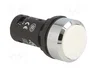 ABB Commutateur bouton-poussoir 22mm blanc NO