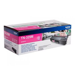 Brother TN329M Cartouche d'encre magenta TN-329 pour imprimante laser - Toner original