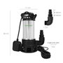 SATURNIA Pompe à eau submersible 1300W Inox/Goma