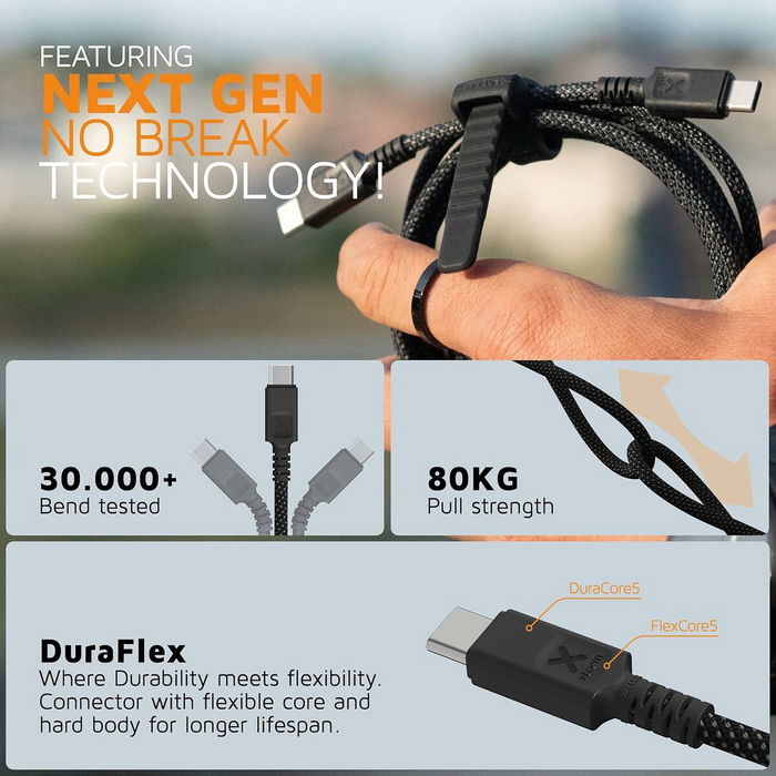 Câble USB Xtorm CX3101 Noir 3 m