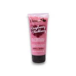I Love Gel Douche Exfoliant Framboise & Mûre, 200 ml