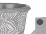 Ibergarden Copa Cemento Mediana Hojas 13x19,5 cm Gris (Set de 8)