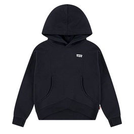 Sweat-shirt à capuche fille Levi's Lvg Batwing Patch Hoodie Noir