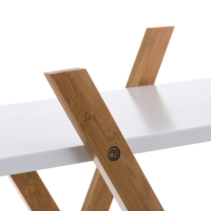 BigBuy Home Étagère de salle de bains Blanc Naturel 125 x 30 x 103 cm BigBuy Home Étagère de salle de bains Blanc Naturel 125 x 30 x 103 cm