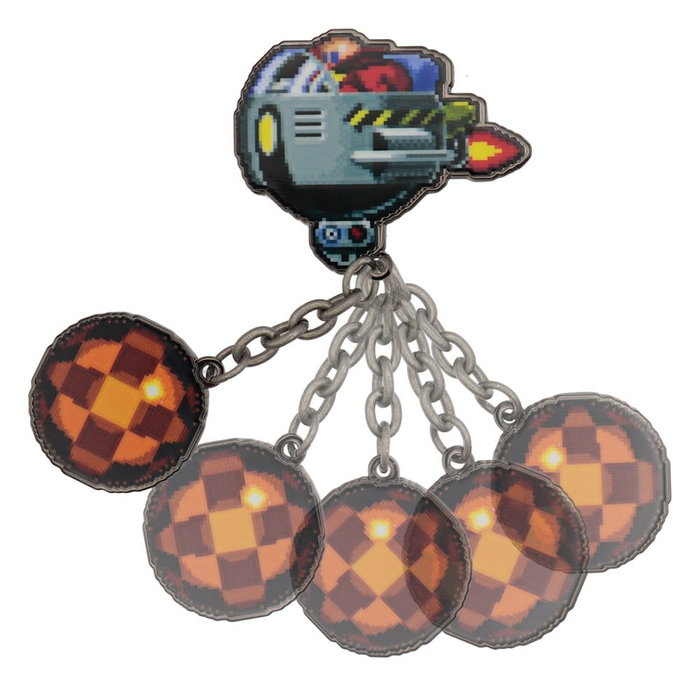 Sonic - The Hedgehog pin Dr. Eggman Egg Mobile Chained Sonic - The Hedgehog pin Dr. Eggman Egg Mobile Chained