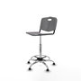 PIQUERAS Y CRESPO Tabouret Robledo Pivotant Gris clair