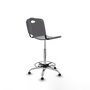 PIQUERAS Y CRESPO Tabouret Robledo Pivotant Gris clair