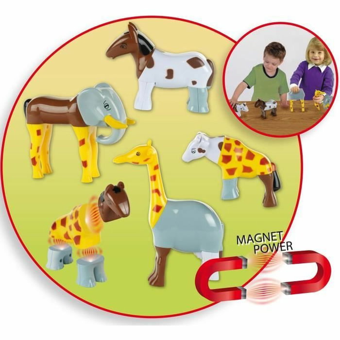 Klein Animaux Magnétiques Funny Puzzle - 16 pièces