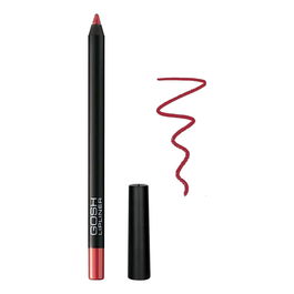 Gosh Crayon à Lèvres Velvet Touch Étanche - 004 Simply Red - 1.2 g - Format Testeur - Produit de Maquillage