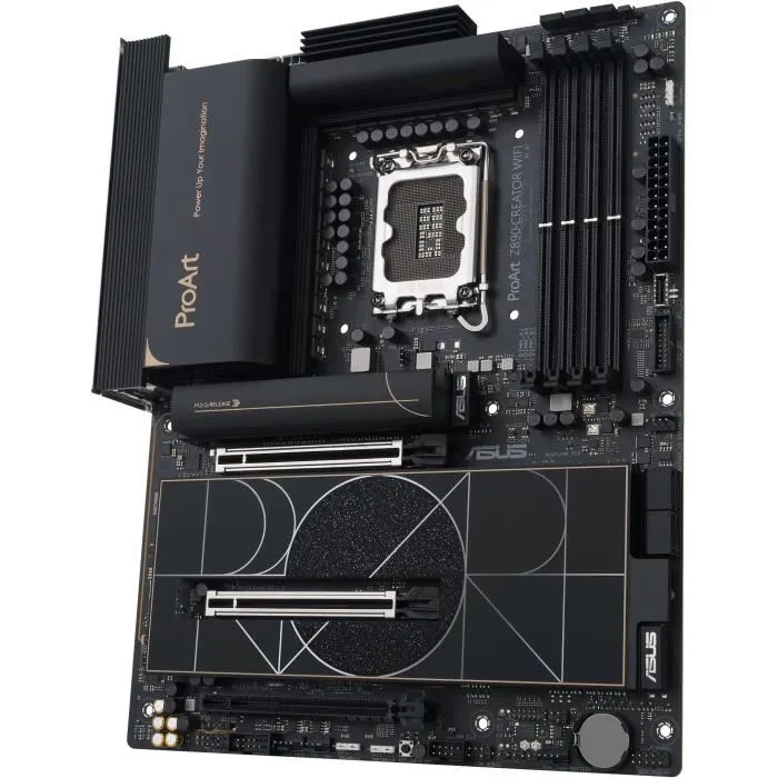 ASUS Carte mère ProArt Z890-Creator WiFi, Intel Z890 LGA 1851 ATX, DDR5, Wi-Fi 7, 10 Gb Ethernet