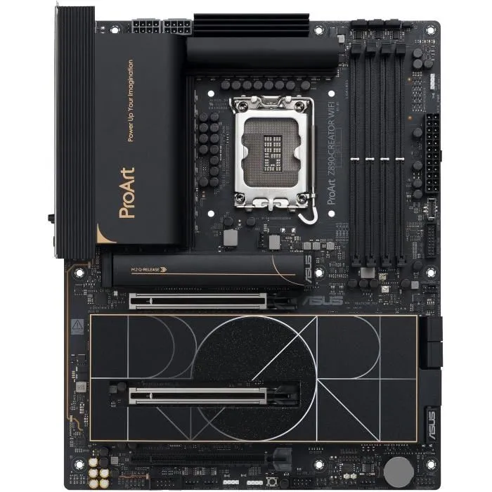 ASUS Carte mère ProArt Z890-Creator WiFi, Intel Z890 LGA 1851 ATX, DDR5, Wi-Fi 7, 10 Gb Ethernet