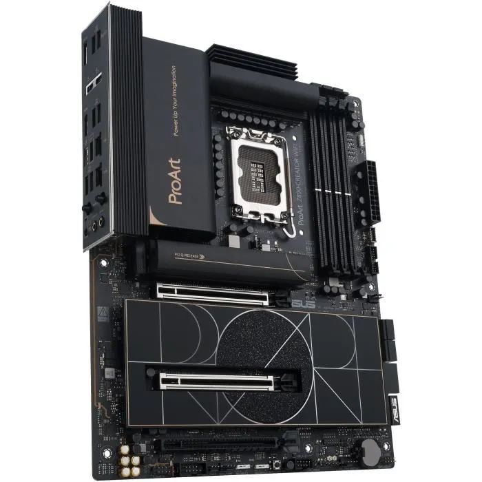 ASUS Carte mère ProArt Z890-Creator WiFi, Intel Z890 LGA 1851 ATX, DDR5, Wi-Fi 7, 10 Gb Ethernet