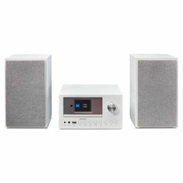 Medion Mini Chaîne HiFi - Radio Internet DAB/FM, Lecteur CD, Bluetooth - Blanc