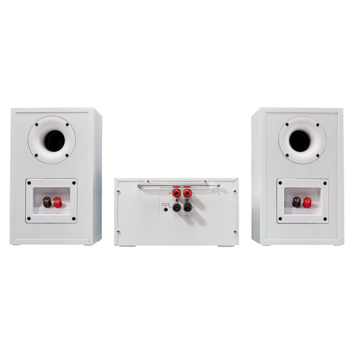 Medion Mini Chaîne Hi-Fi avec Radio Internet, DAB+/FM, Bluetooth 5.0, Lecteur CD, Blanc