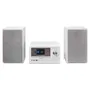 Medion - Mini Chaîne Hi-Fi avec Radio Internet DAB+/FM, Bluetooth 5.0, Lecteur CD, Port USB, WLAN, 2x15W RMS, Écran TFT 2,8", Blanc