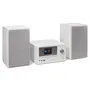 Medion - Mini Chaîne Hi-Fi avec Radio Internet DAB+/FM, Bluetooth 5.0, Lecteur CD, Port USB, WLAN, 2x15W RMS, Écran TFT 2,8", Blanc