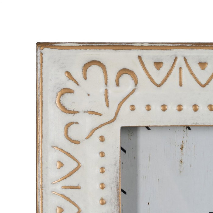 BigBuy Home Horloge Murale Blanc Fer 60 x 60 x 6,5 cm BigBuy Home Horloge Murale Blanc Fer 60 x 60 x 6,5 cm