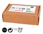 Innspiro Kit de 4 Tampons en Bois Noël et 1 Encre Verte
