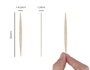 Innspiro Bâtonnets plats en bois naturel 65mm, 250 unités
